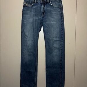 Diesel Men's Dark Blue Straight Jeans